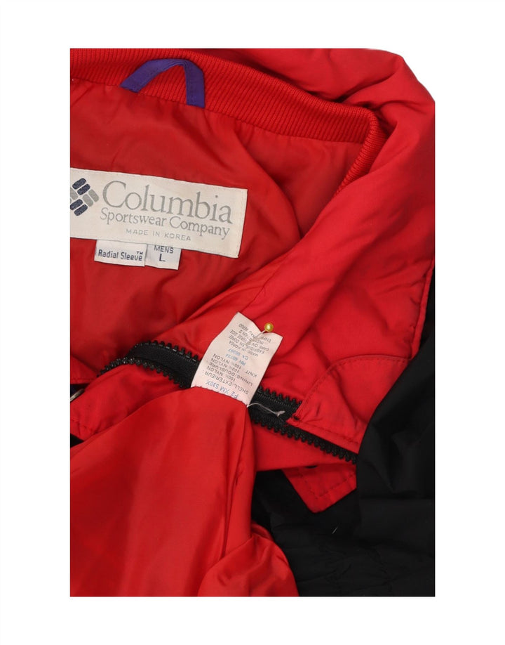 Ανδρικό Columbia Bugaboo Bomber Jacket UK 40 Large Black Colourblock Nylon