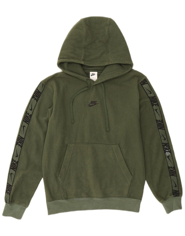 Ανδρικά NIKE Therma-Fit Graphic Hooded Fleece Jumper XS Green Polyester