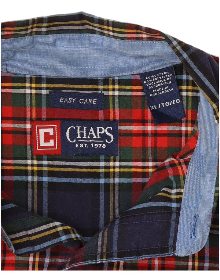 Chaps Ανδρικό πουκάμισο Easy Care XL Πολύχρωμο βαμβακερό