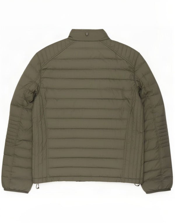 Massimo Dutti Ανδρικό μπουφάν UK 40 Large Khaki Polyester