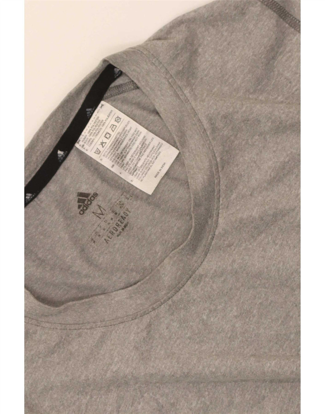 Ανδρικό γραφικό T-shirt Adidas Aeroready Top Medium Grey Polyester
