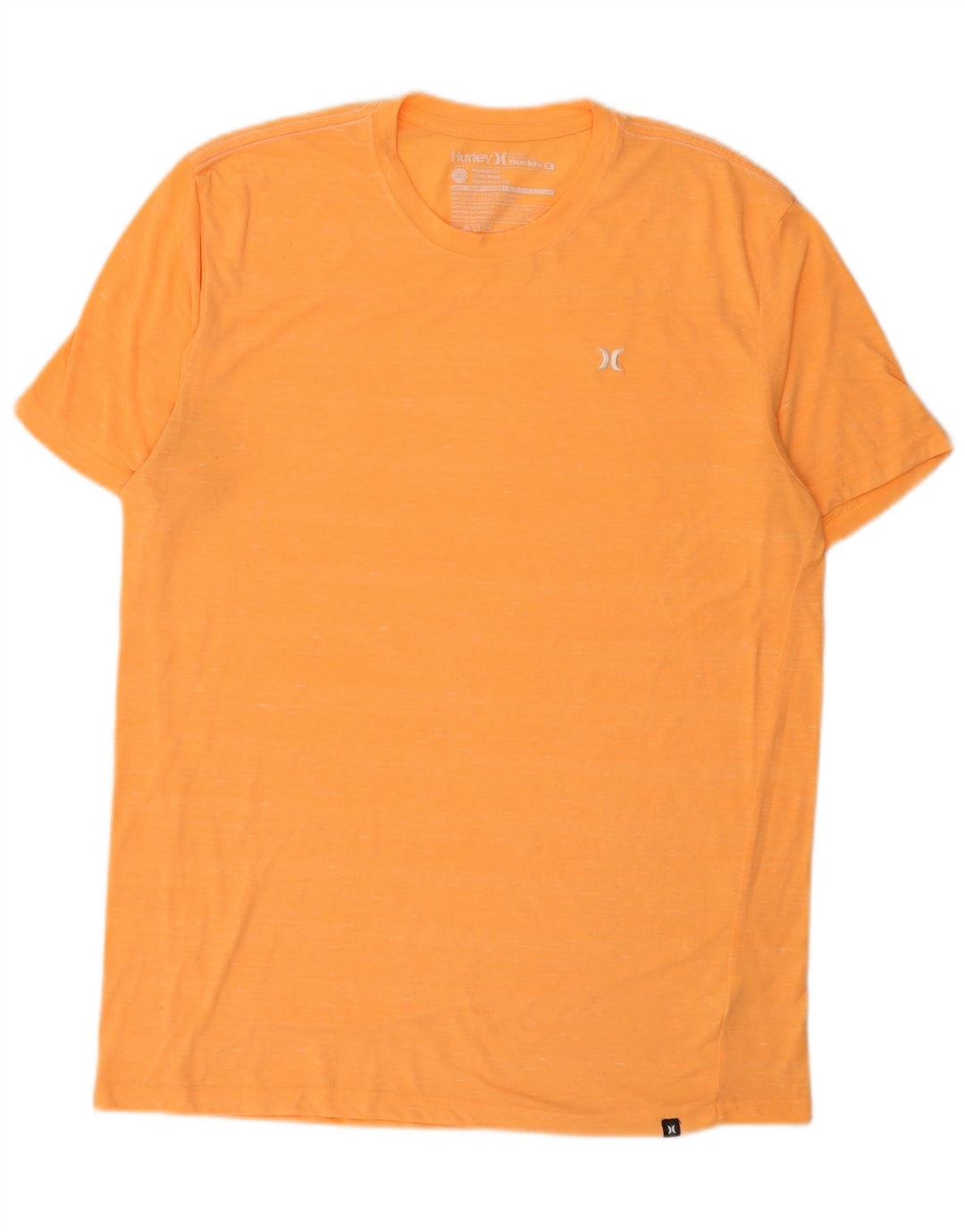 Hurley Ανδρικό T-Shirt Premium Fit Top μεγάλο πορτοκαλί πολυεστέρας