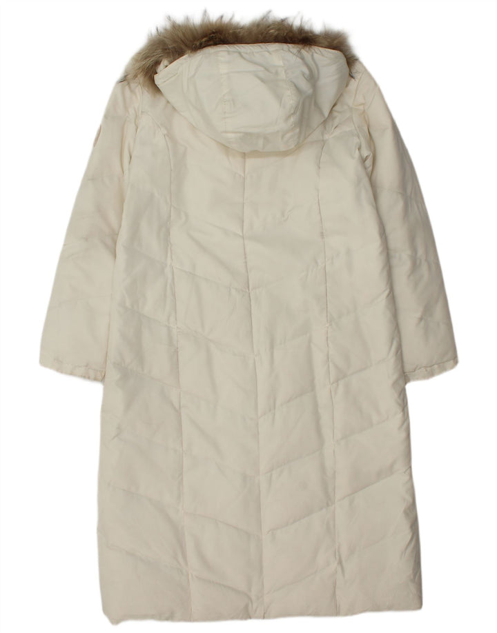 Γυναικείο παλτό με κουκούλα Conte of Florence IT 44 Medium Off White