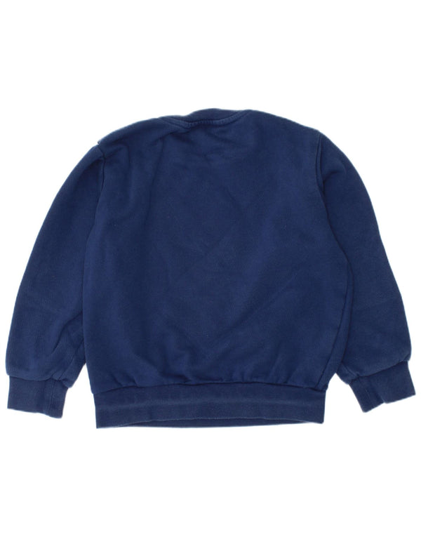 Γραφικό Φούτερ Adidas Boys Jumper 4-5 ετών Navy Blue Cotton