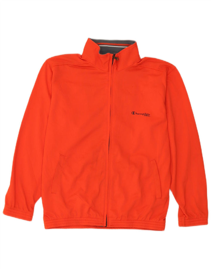Champion Boys αθλητική φόρμα Top Jacket 11-12 Years Orange Polyester