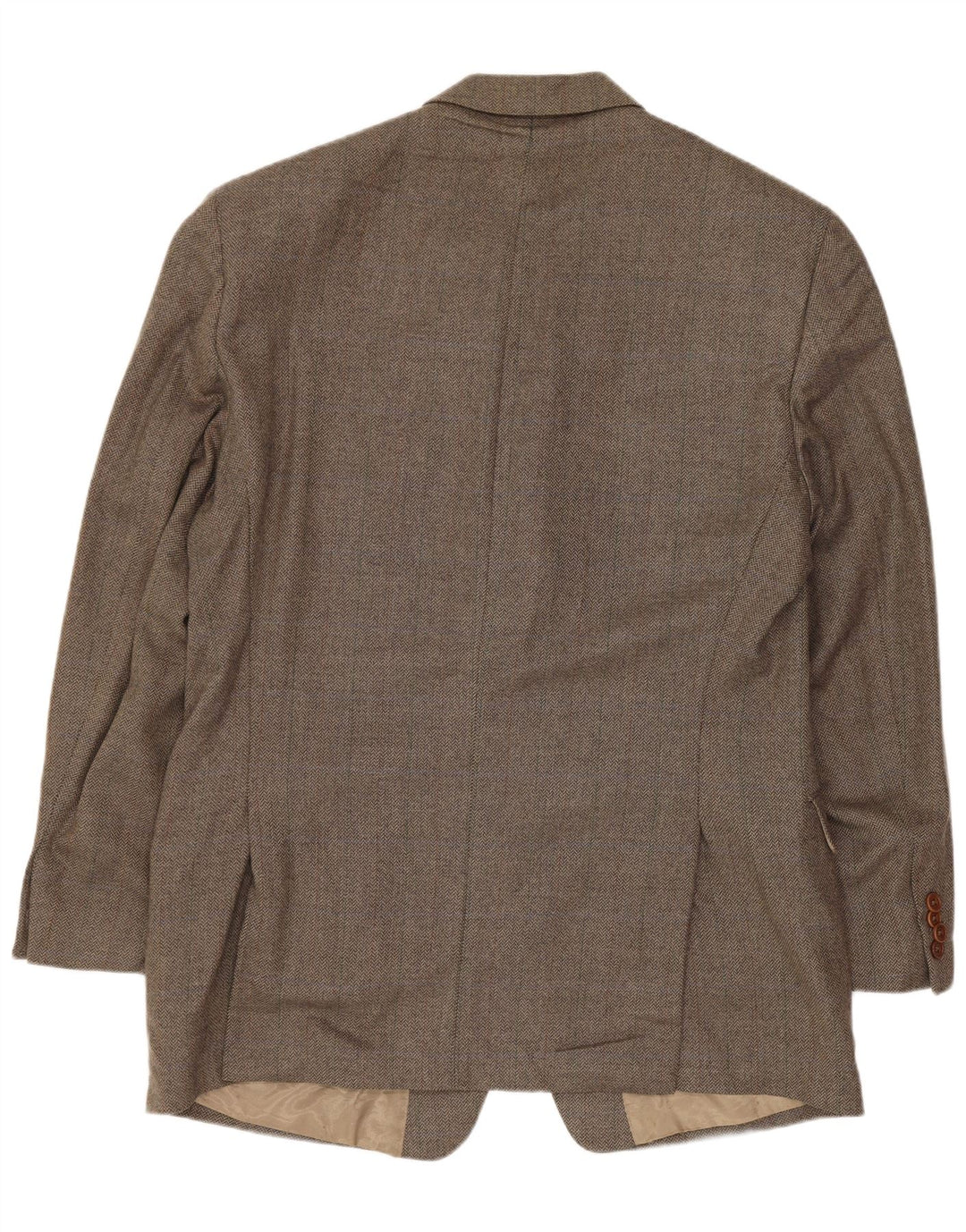 MICHAEL KORS Ανδρικό σακάκι σακάκι με 3 κουμπιά UK 42 XL Καφέ Lambswool