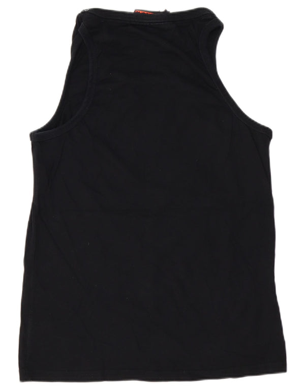 Ανδρικό γραφικό γιλέκο Superdry Top Large Μαύρο Βαμβακερό