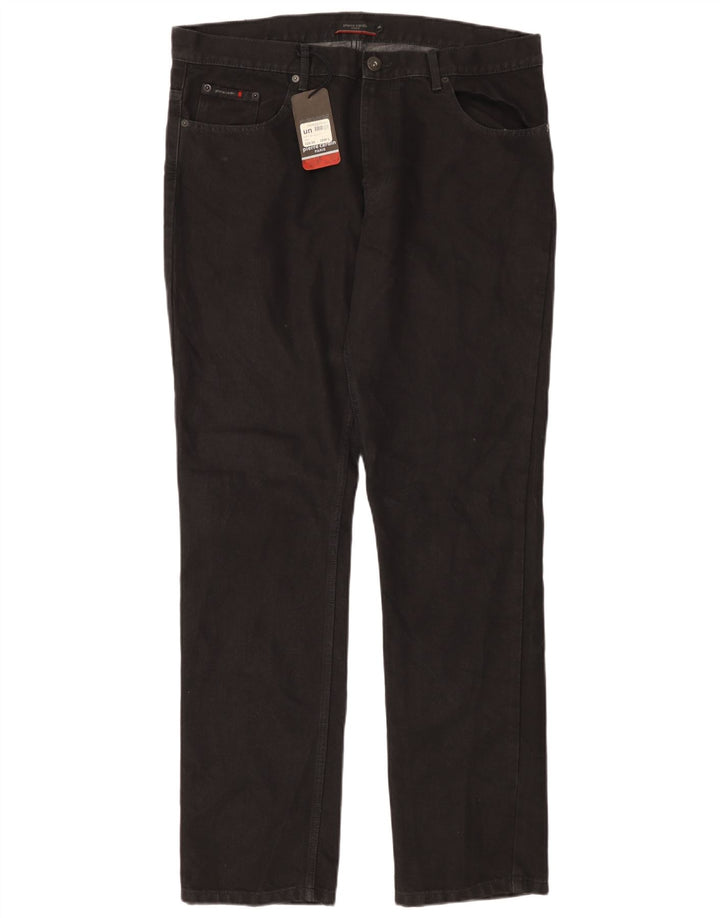 PIERRE CARDIN Ανδρικό Τζιν Paris Straight W38 L34 Μαύρο βαμβακερό