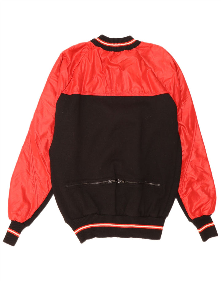 Ανδρικό μπουφάν Santini Bomber UK 38 Μαλλί μεσαίου κόκκινου χρώματος