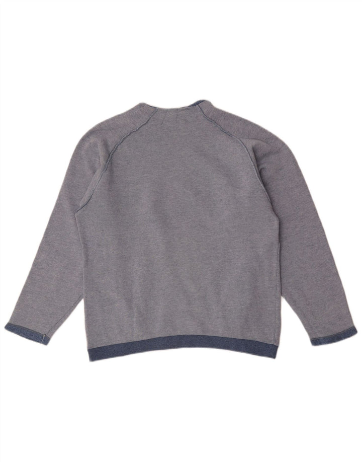 Champion Γυναικείο φούτερ μεγάλου μεγέθους Jumper UK 10 Small Blue από βαμβάκι