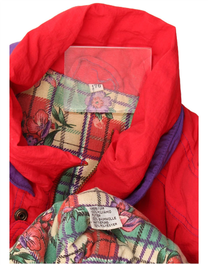 Vintage Ανδρικό Μπουφάν Windbreaker UK 44 2XL Red Polyamide