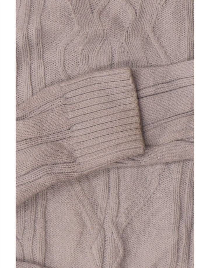 Ανδρικό πουλόβερ Nautica Boat Neck Jumper Μεσαίο λευκό βαμβακερό