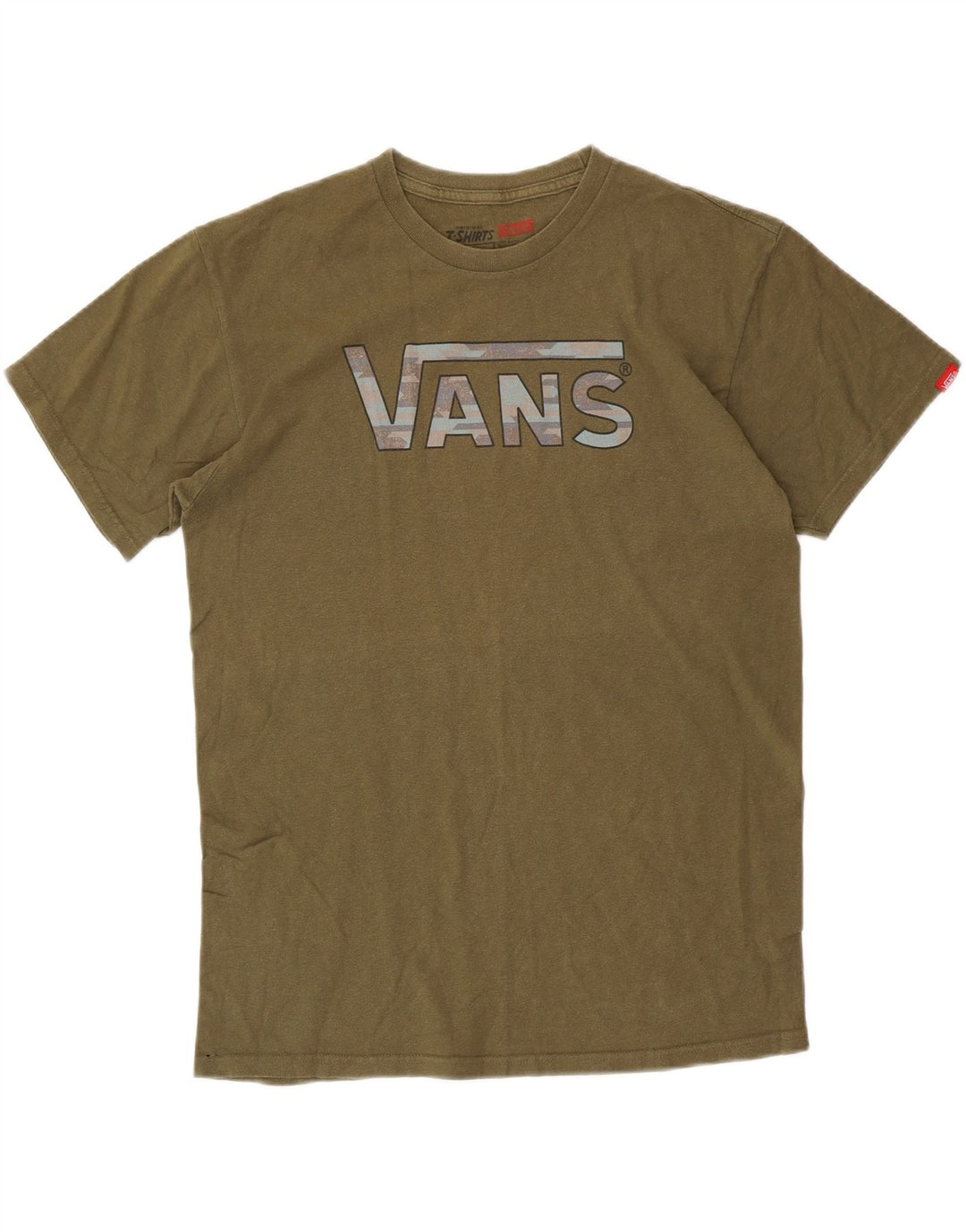 Ανδρικό μπλουζάκι VANS Classic Graphic Top Medium Khaki Cotton