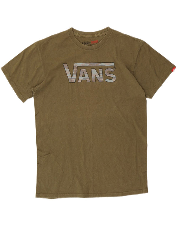 Ανδρικό μπλουζάκι VANS Classic Graphic Top Medium Khaki Cotton