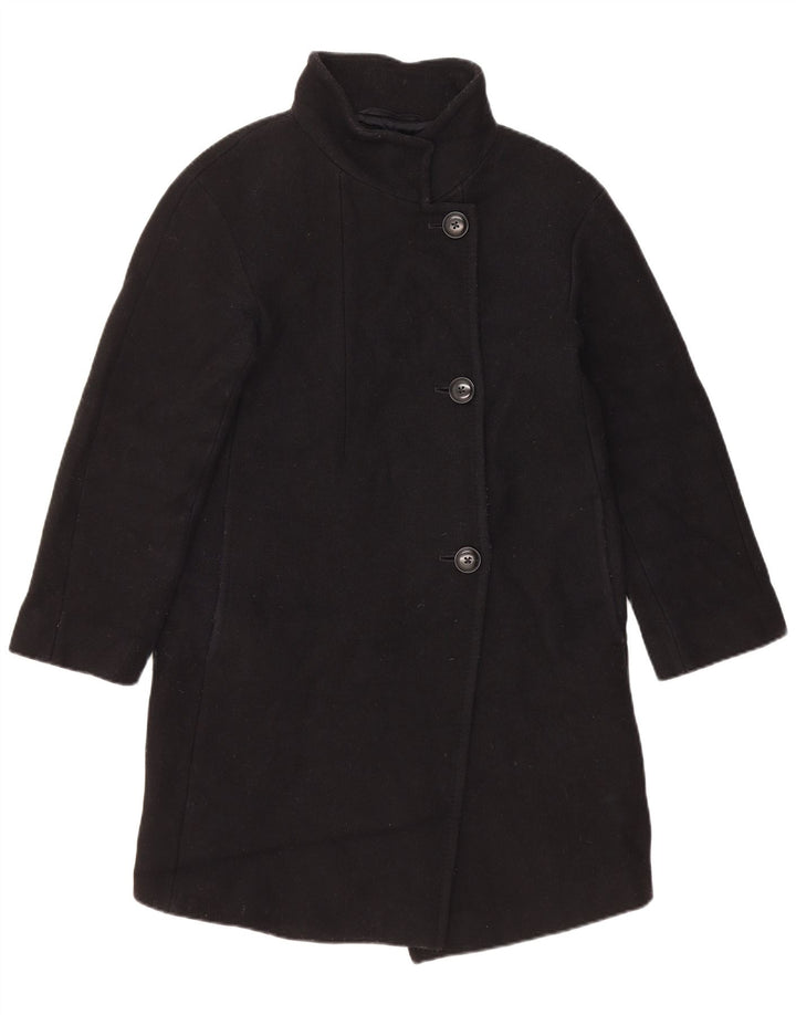 Γυναικείο πανωφόρι Massimo Dutti Loose Fit EU 34 2XS Μαύρο μάλλινο