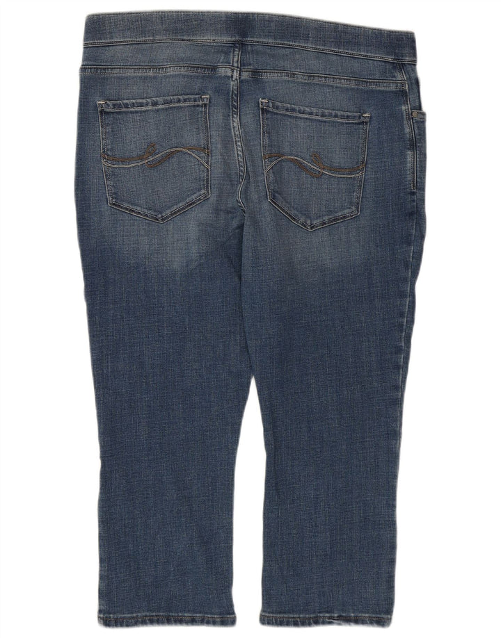 LEE Γυναικείο ψηλόμεσο Capri Jegging Τζιν US 16 2XL W38 L21 Μπλε βαμβακερό
