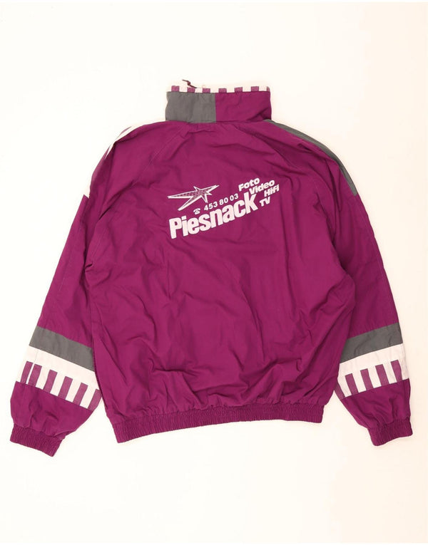 Ανδρικό πουλόβερ Hummel Graphic αθλητική φόρμα Top Jacket 2XL Purple Colourblock