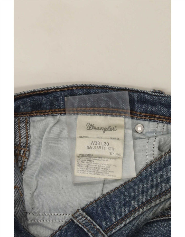 Ανδρικό τζιν ίσιο Wrangler Regular Fit W38 L30 Μπλε βαμβακερό