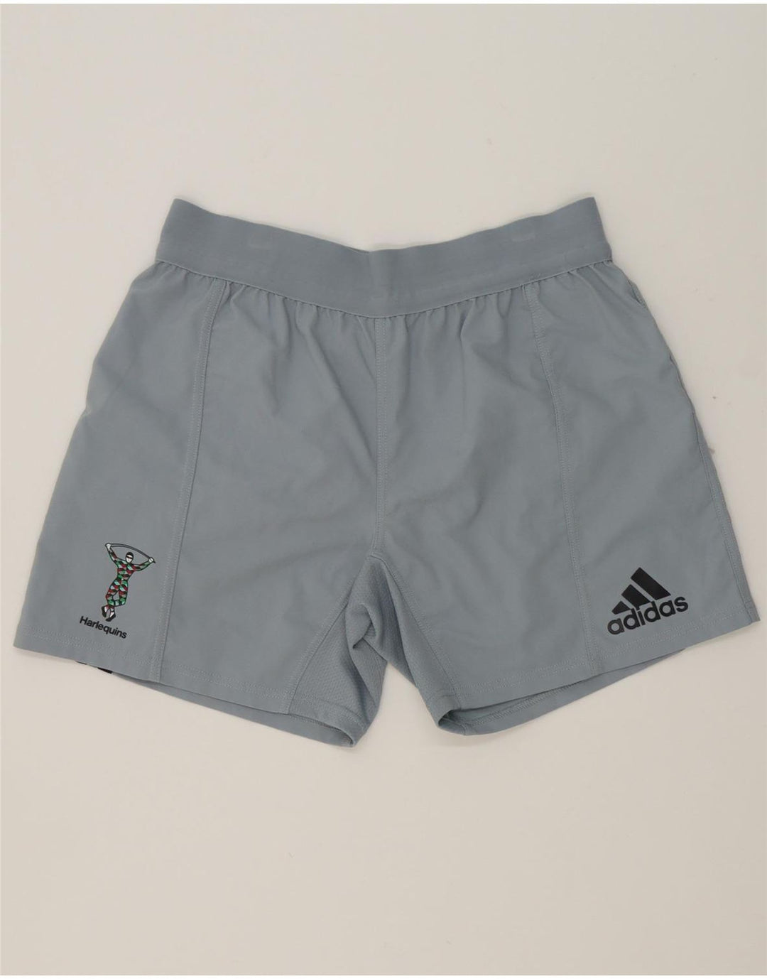ADIDAS Womens Sport Shorts UK 10 Small Grey Polyester Vintage Adidas and Second-Hand Adidas from Messina Hembry 