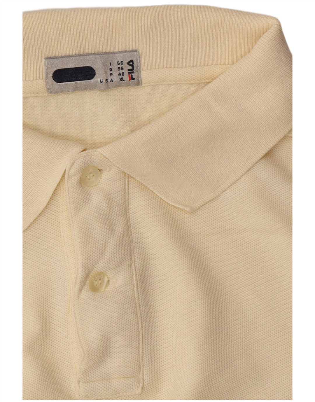 Ανδρικό μπλουζάκι πόλο FILA IT 56 2XL Κίτρινο