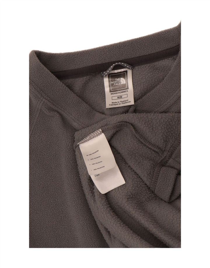 THE NORTH FACE Mens Fleece Jumper Medium Grey Colourblock Polyester Vintage The North Face and Second-Hand The North Face from Messina Hembry 