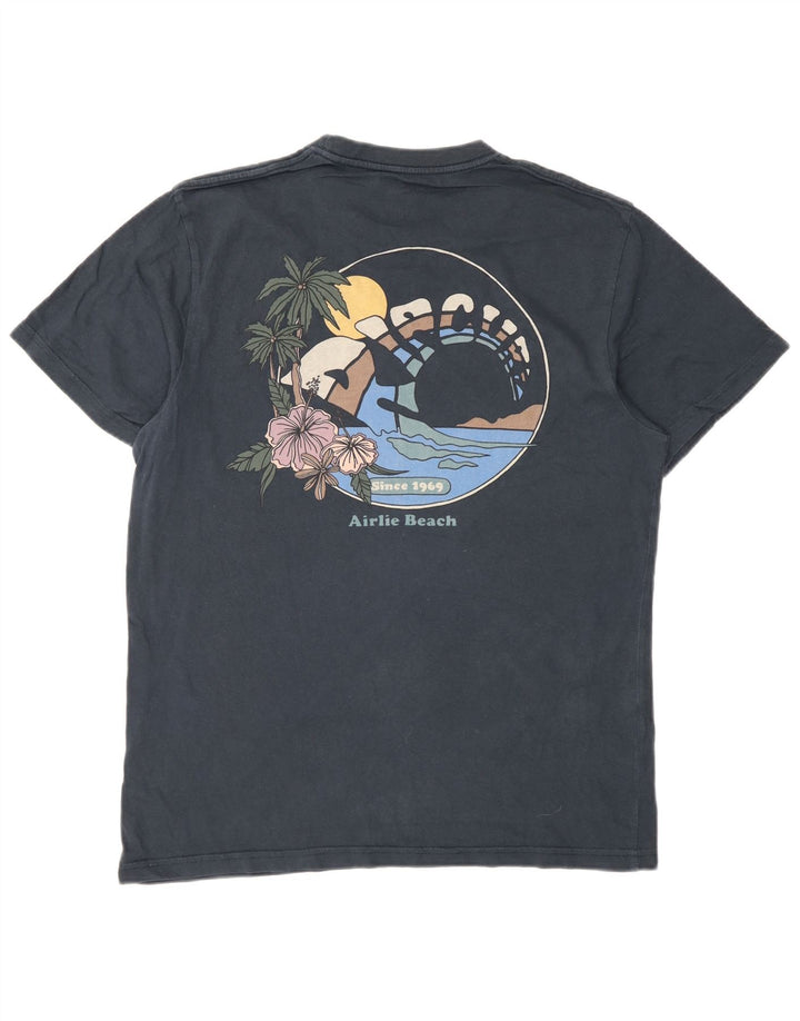 Ανδρικό μπλουζάκι Rip Curl Standard Fit, γραφικό μπλουζάκι, Μικρή Navy Blue Beach