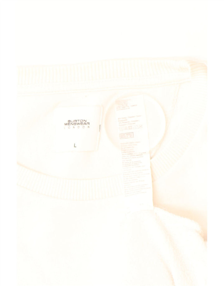 Ανδρικό φούτερ BURTON Jumper Λευκό μεγάλο βαμβακερό