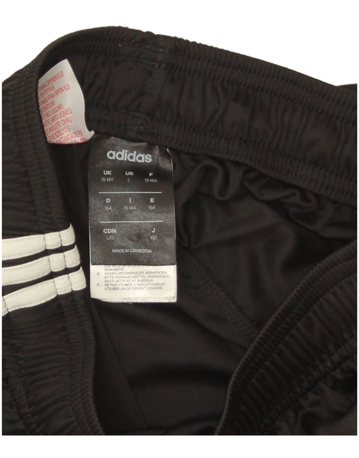 Adidas Boys Climalite σορτς 13-14 ετών μαύρο πολυεστέρα