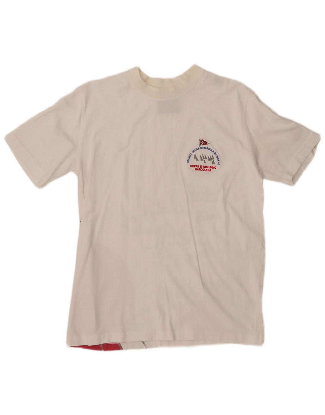 MURPHY & NYE Ανδρικό γραφικό μπλουζάκι Barcolana Top Medium White Colourblock