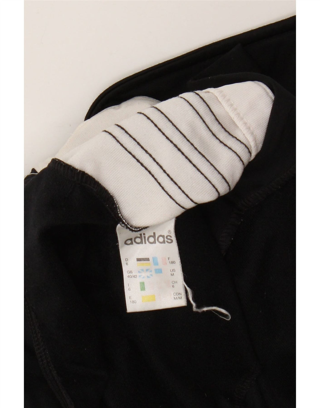 Ανδρική φόρμα γυμναστικής Adidas Top Jacket UK 40/42 Medium Black Colourblock