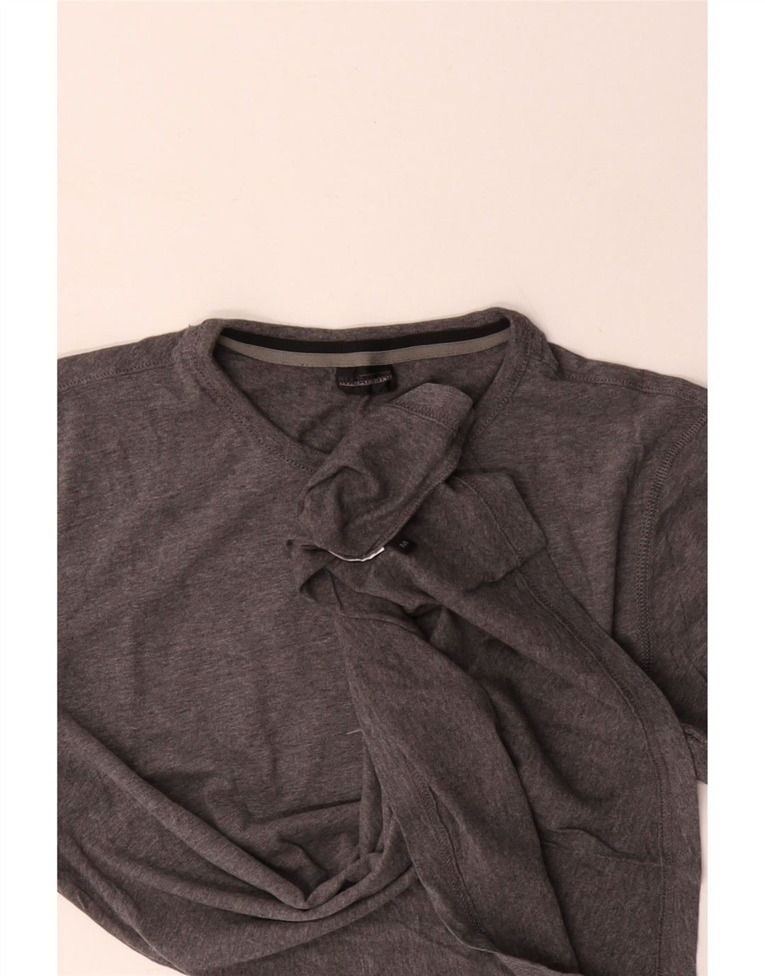 NAPAPIJRI Ανδρικό γραφικό τοπ Μακρυμάνικο Μεσαίο Γκρι