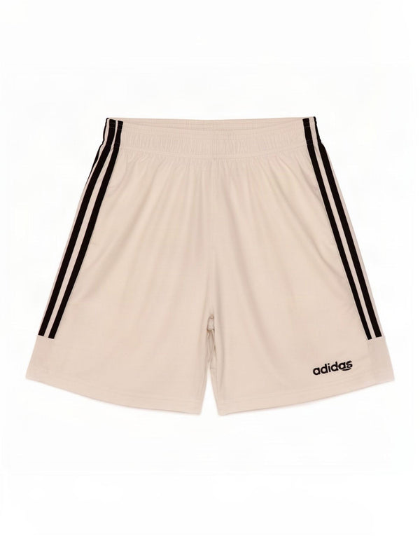 Γυναικείο αθλητικό σορτς Adidas Climalite UK 12 μεσαίο λευκό πολυεστέρας
