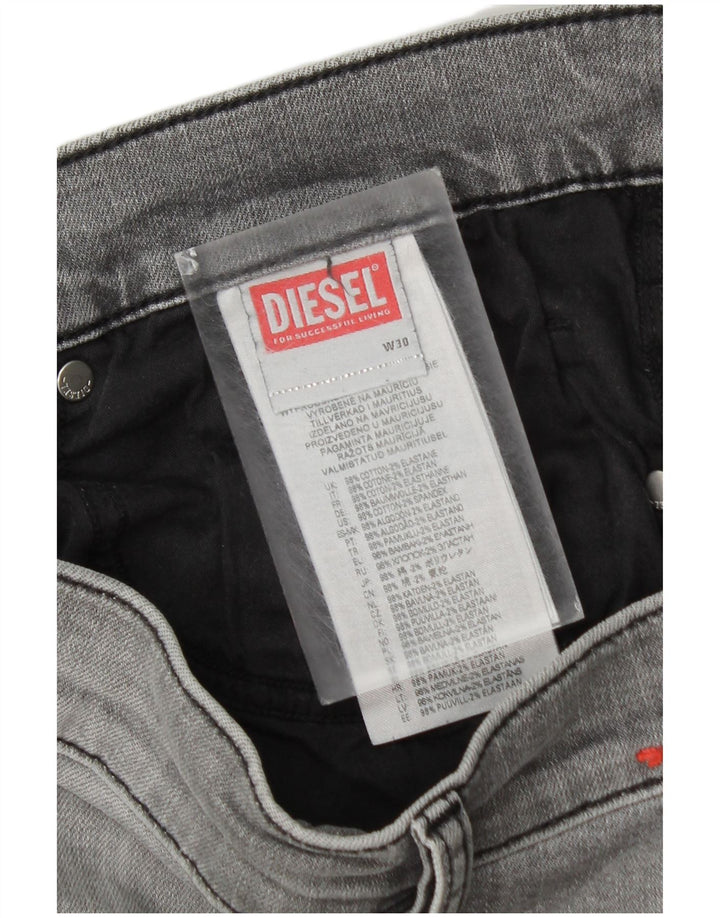 Diesel Ανδρικό Slim Jeans W30 L30 Γκρι βαμβακερό