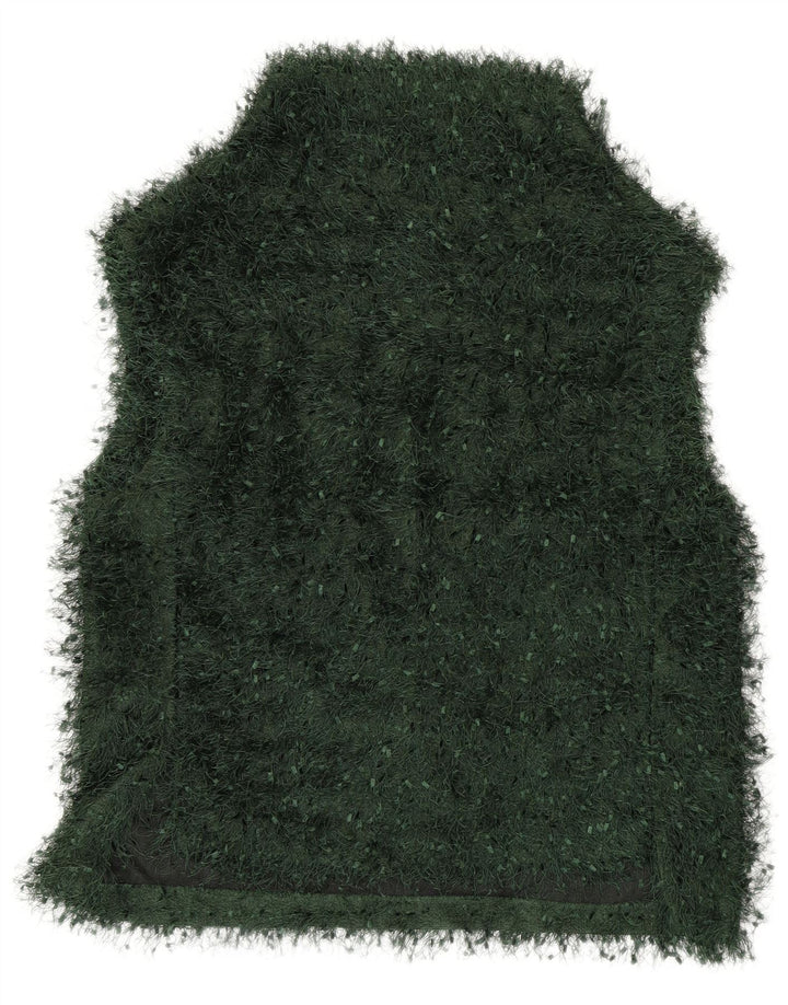 ZARA Γυναικείο Γιλέκο Tank Top UK 14 Μεσαίου πράσινου πολυεστέρα