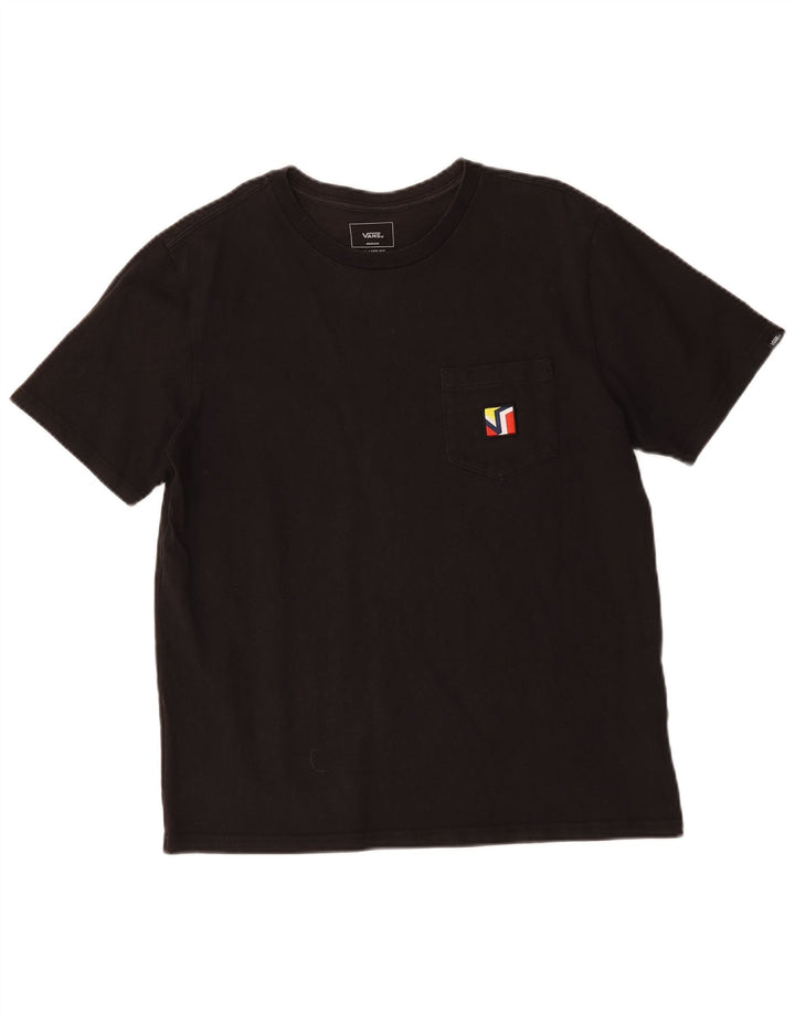 Ανδρικό T-Shirt Vans Relaxed Fit Top Μεσαίο μαύρο βαμβακερό