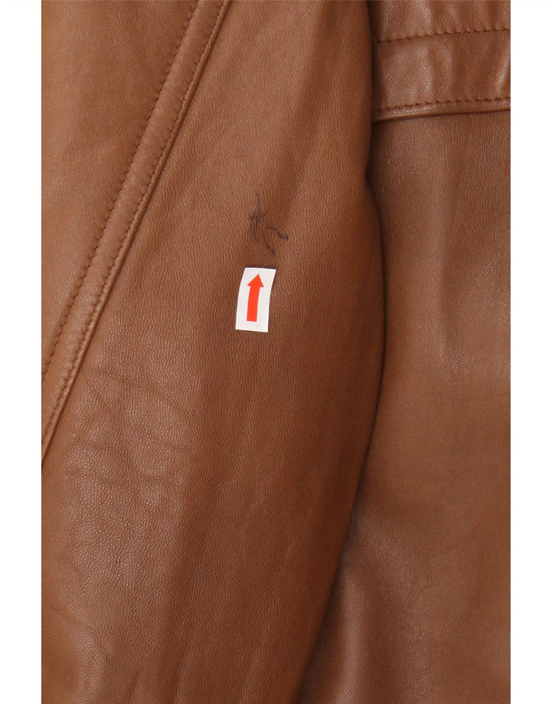 VINTAGE Ανδρικό δερμάτινο παλτό UK 40 Μεγάλο καφέ δέρμα