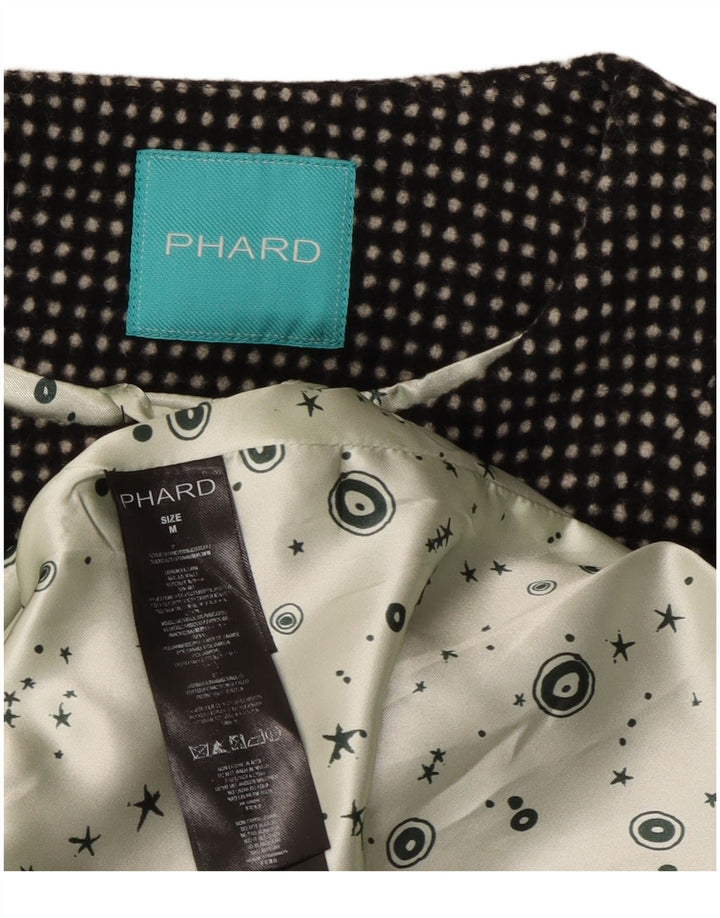 Phard Γυναικείο Πανωφόρι UK 12 Medium Black Spotted Polyester