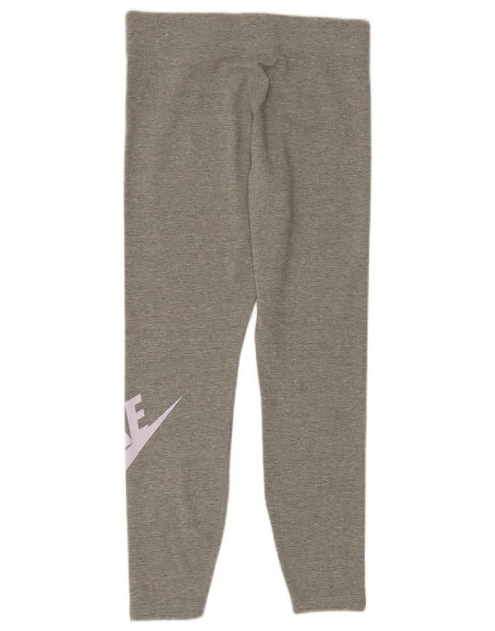 Γυναικεία γραφικά κολάν Nike UK 14 Large γκρι βαμβακερά