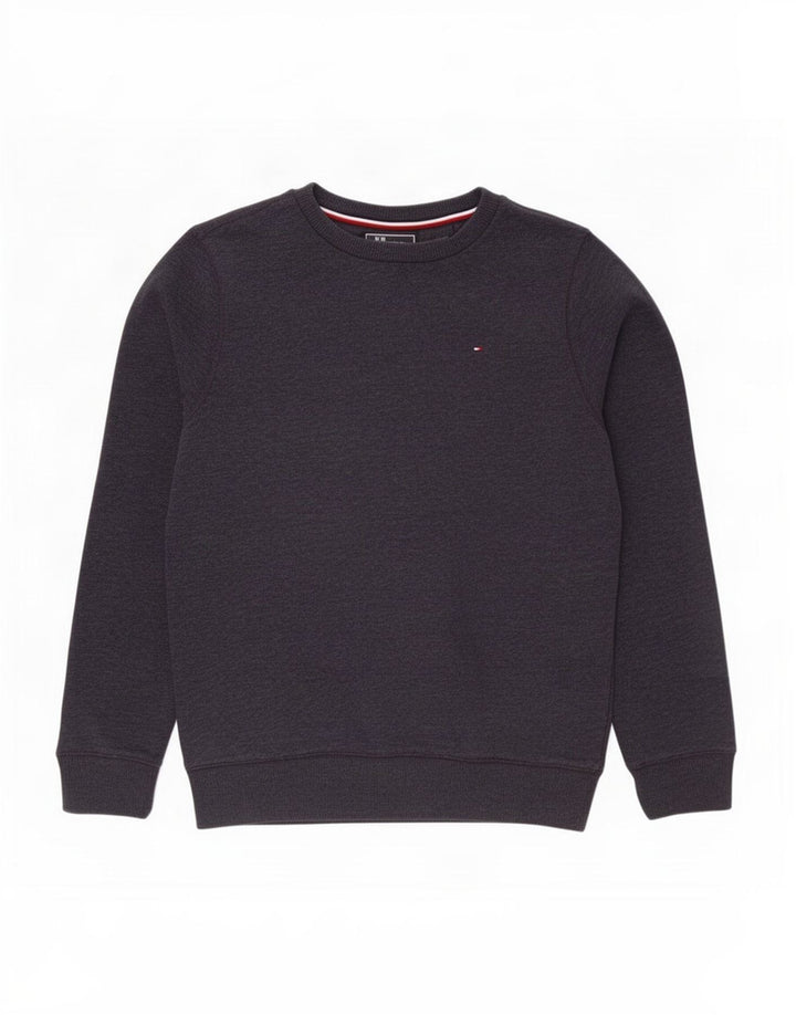 Tommy Hilfiger Boys Φούτερ Jumper 15-16 ετών Γκρι βαμβακερό