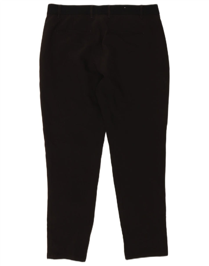 Zara Ανδρικό Slim παντελόνι Chino μεγάλο W32 L27 Μαύρο