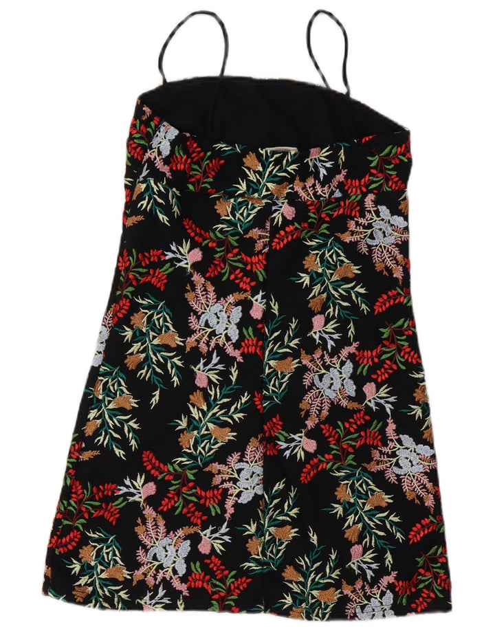 PINS AND NEEDLES Γυναικείο Slip Dress UK 8 Small Black Floral