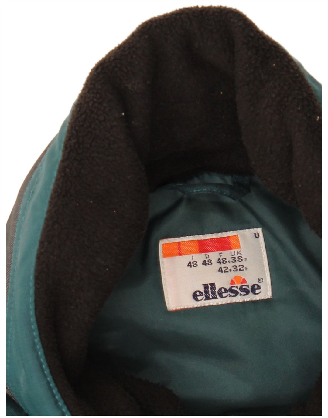 Ανδρικό μπουφάν με κουκούλα Ellesse Windbreaker UK 38 Medium Green Colourblock