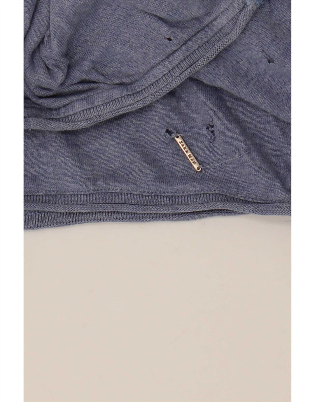 Zara γυναικείο τοπ μακρυμάνικο UK 14 Medium Blue