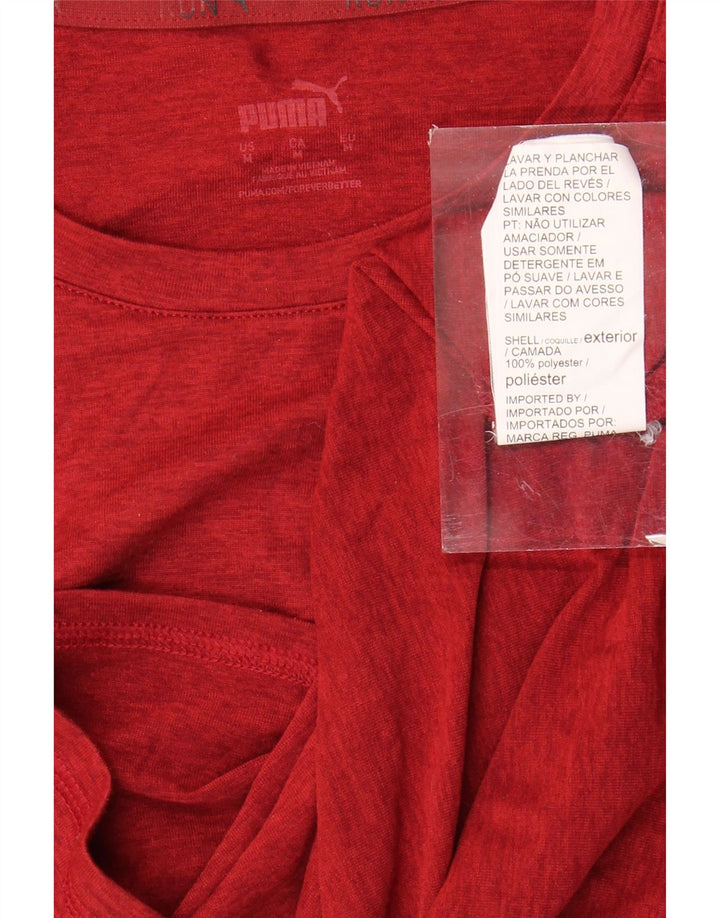 Ανδρικό T-Shirt Puma Τοπ μεσαίο κόκκινο πολυεστέρα