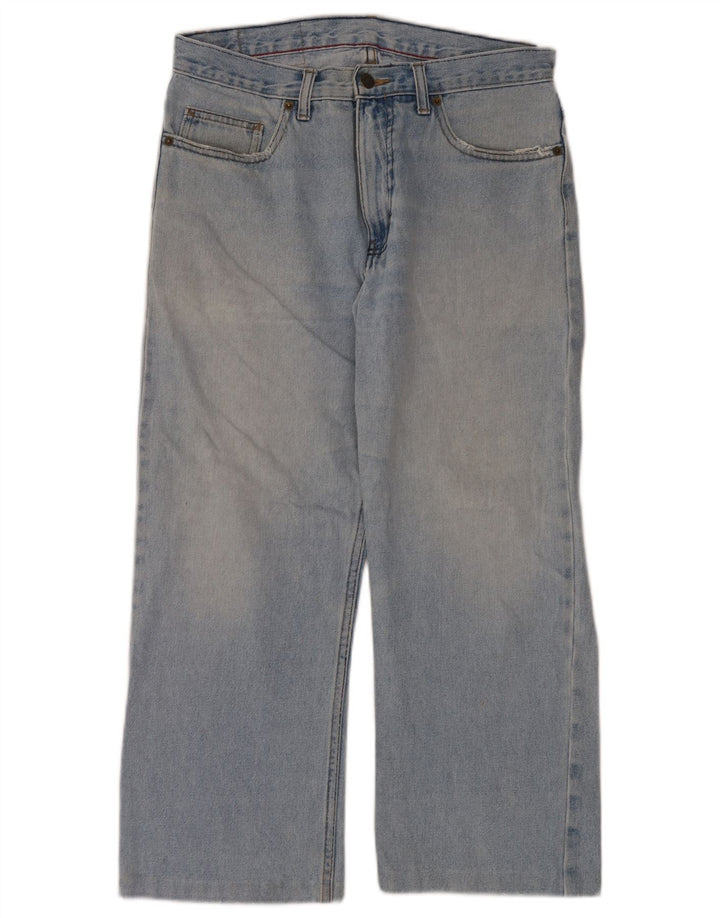 Ανδρικά φαρδιά τζιν Marks & Spencer W32 L26 Blue Cotton