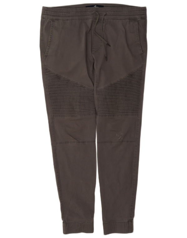 Hollister Mens Joggers Trousers Large W36 L31 Grey Cotton