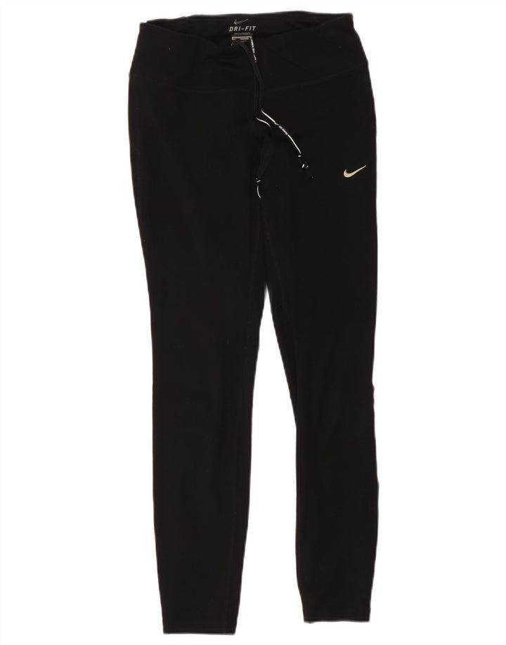 Nike Γυναικεία κολάν Dri Fit UK 6 XS Μαύρο Πολυεστέρας