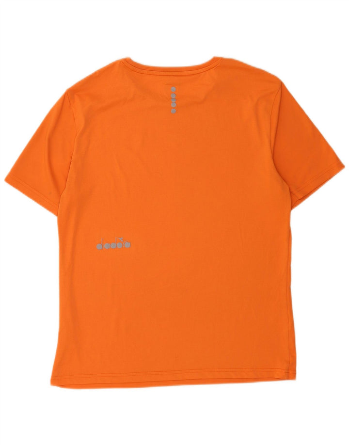 Ανδρικό T-Shirt Diadora Top μεσαίο πορτοκαλί πολυεστέρας