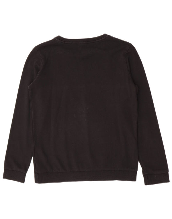 Γραφικό φούτερ Guess Girls Jumper 13-14 ετών Μαύρο βαμβακερό