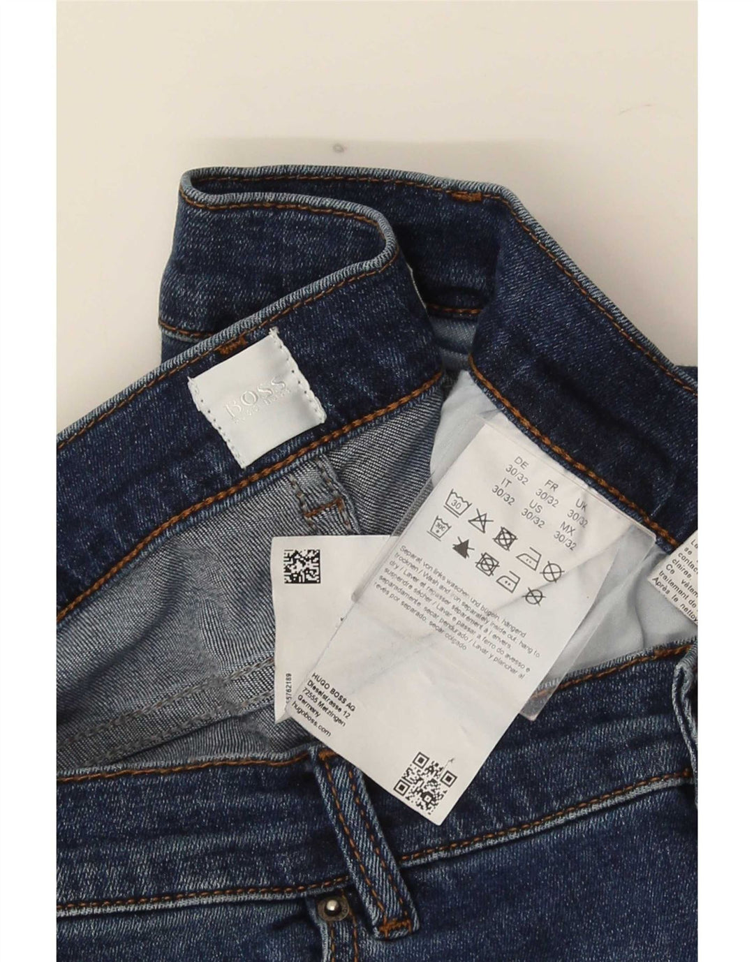 Hugo Boss Γυναικείο Slim Jeans W30 L32 Μπλε βαμβακερό